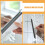 4Pcs Mini Squeegee With Hanging Hook For Shower, Mirror, Sink, Window 9