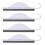 4Pcs Mini Squeegee With Hanging Hook For Shower, Mirror, Sink, Window 10