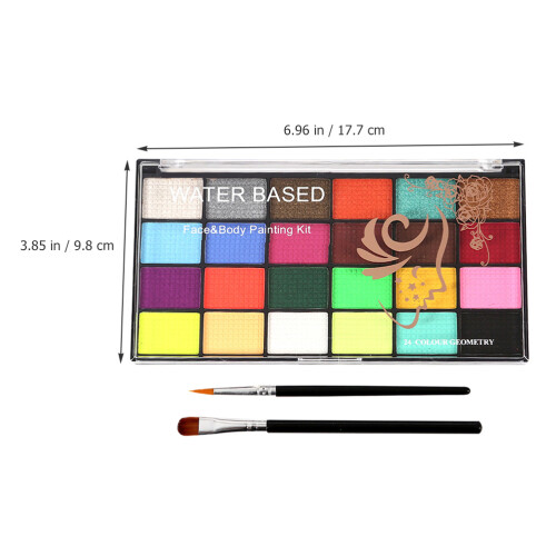 3Sets Multi-Use Assorted Face Paint Kit Durable Party Body Makeup Set 1