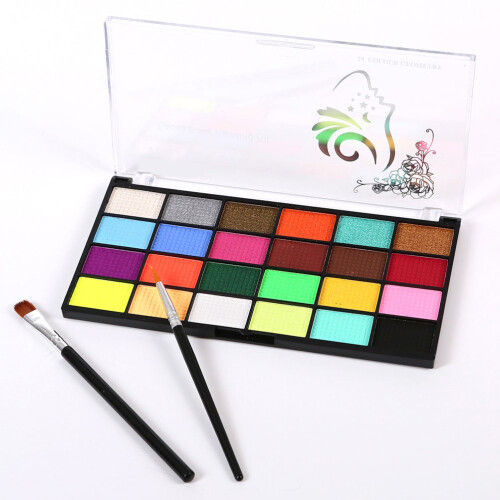 3Sets Multi-Use Assorted Face Paint Kit Durable Party Body Makeup Set 2