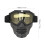 Skull Motorcycle Goggles, 150g, One Size, Yellow 2