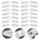 40Pcs Small Plastic Bicycle Reflectors Professional Warning Reflectors 7