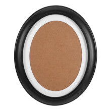 10in Oval Wood Picture Frame Wall Decor with Nails