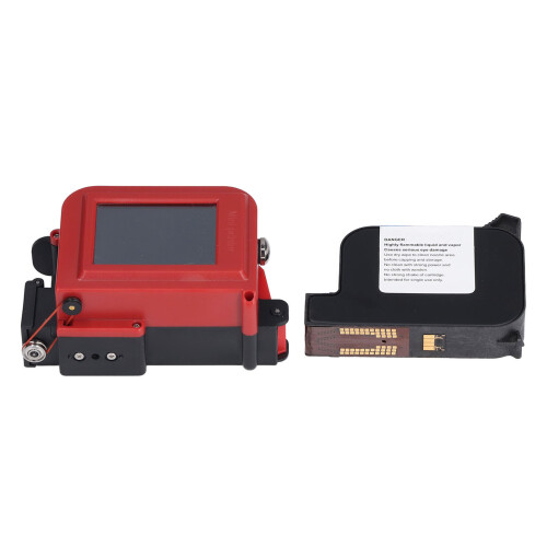 Portable Printer Inkjet Coding Machine Handheld Mobile Inkjet Printer With LED Display Print On Any Surfaces Quick Drying Ink Cartridge Multiple 2