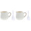 2Pcs Portable Ceramic Creamer Pitcher Supply Dispenser 2