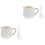 2Pcs Portable Ceramic Creamer Pitcher Supply Dispenser 3