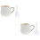 2Pcs Portable Ceramic Creamer Pitcher Supply Dispenser 6