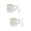 2Pcs Portable Ceramic Creamer Pitcher Supply Dispenser 7