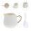 2Pcs Portable Ceramic Creamer Pitcher Supply Dispenser 10