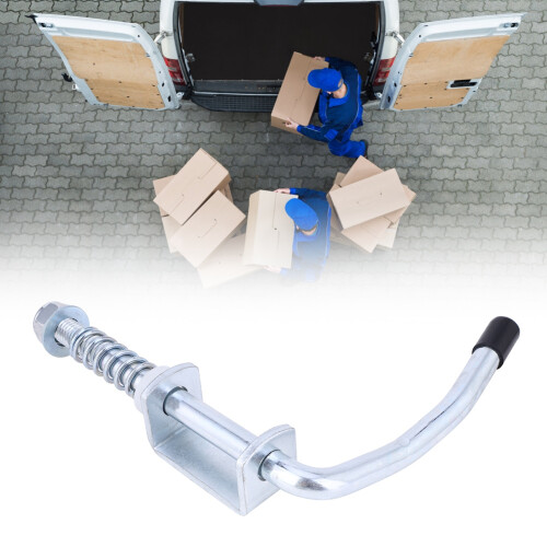 Multi Directional Use Spring Loaded Latch Pin For Steel Construction Rust Protection Heavy Duty Security Applications Adjustable Installation Weather 2