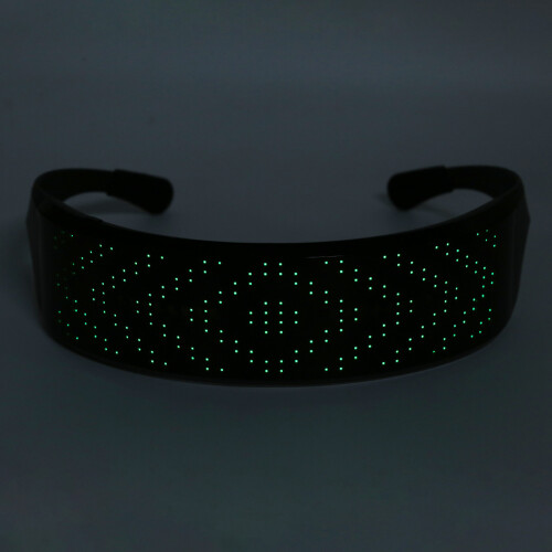 Φακός LED Γυαλιά Cyberpunk RGB1010Beads Glow Γυαλιά ηλίου Διακόπτης επιλογής Bluetooth APP 1
