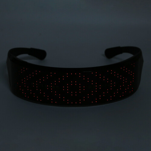 Φακός LED Γυαλιά Cyberpunk RGB1010Beads Glow Γυαλιά ηλίου Διακόπτης επιλογής Bluetooth APP 2
