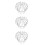 3 Pcs Gutter Guards Sink Drain Filter Net 14.00x14.00x12.50cm Silver 6