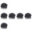 1500Pcs Industrial Black Plastic Luer Lock Dispensing Needle Caps 4