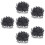 1500Pcs Industrial Black Plastic Luer Lock Dispensing Needle Caps 7