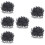 1500Pcs Industrial Black Plastic Luer Lock Dispensing Needle Caps 9