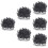 1500Pcs Industrial Black Plastic Luer Lock Dispensing Needle Caps 10