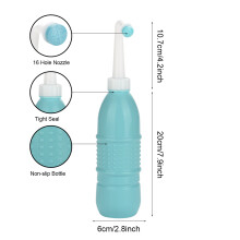 Portable Vaginal Anal Cleaner Bidet Sprayer 400ml Green, Easy-to-Use Personal Hygiene