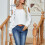 Casual Άνετο Fit Oversized Πουλόβερ Φθινόπωρο Χειμώνας Γυναικεία V Λαιμόκοψη με Πλεκτό 8