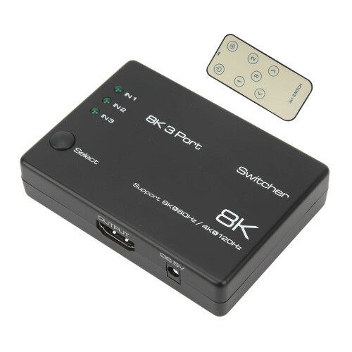 Smart HDMI Switch With Auto Detection And Full HDR Support For Creating A Clutter Free Yet High Performance Entertainment Environment 1