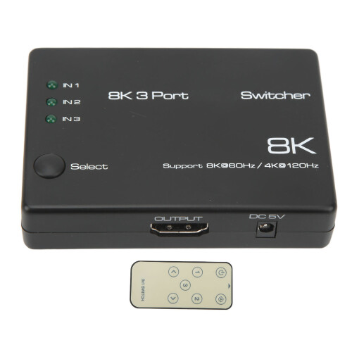 Smart HDMI Switch With Auto Detection And Full HDR Support For Creating A Clutter Free Yet High Performance Entertainment Environment 2