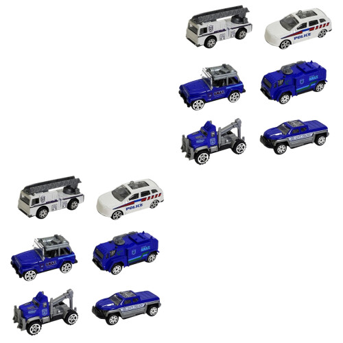 12Pcs Assorted Car Toy Pull Back Mini Models Early Learning 2