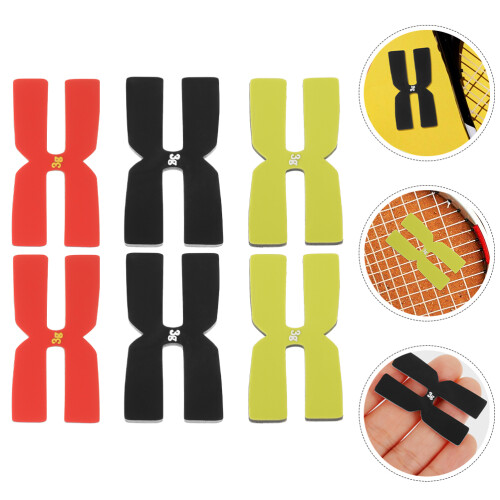 12Pcs Durable Silicone Weighted Strips Tennis Racket Accessories 2