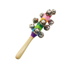 Jingle Bell Stick Wooden Handle Bell for Kids
