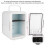 Portable Multi Function Car Cooler Warmer Freezer Featuring Semiconductor Cooling Technology, Compact Mini Fridge With Quiet And Energy Saving 2