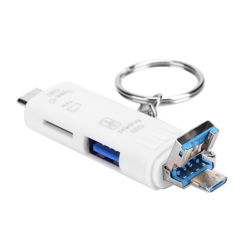 Αναγνώστης καρτών USB C σε Micro SD, διπλές υποδοχές καρτών υψηλής ταχύτητας με ευρεία 2