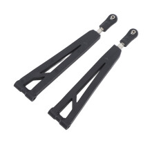 2 Stück RC-Auto Rear Upper Suspensionarm für 1/8 ZD Racing 9021, Stahl & Kunststoff