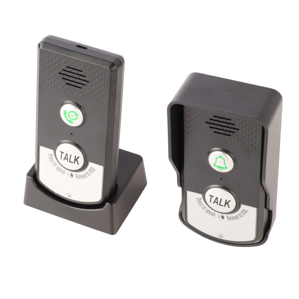 Wireless Voice Intercom Doorbell 1000M Range 3 Gear Adjustable Sound 8721388936058