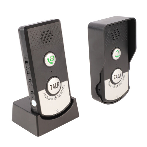 Rechargeable Battery Intercom Unit Two Way Voice System Long Range Smart Home Security Device Waterproof Outdoor Indoor Use Easy Setup 2