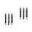 6Pcs Black Glitter Eyeshadow Makeup Pens Waterproof Smooth Texture 7