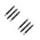 6Pcs Black Glitter Eyeshadow Makeup Pens Waterproof Smooth Texture 8
