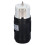 Συνδετήρας Plug50Amp3Pole4Wire με κλειδαριά γεννήτριας Twist Lock, πιστοποιημένος UL CSA ETL για 2