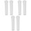 6Pcs Smooth Ceramic Pestle White Kitchen Garlic Crushing Masher 5