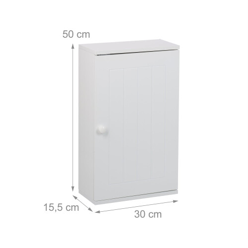 Wall-Mounted Bathroom Cabinet with Adjustable Shelf 2