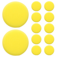 24Pcs Yellow Sponge Stamps Durable Round Pads for Watercolor Painting