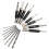 Self-Centering Aluminum Alloy Hinge Drill Bits 5/64in-1/4in Set 11