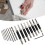 Self-Centering Aluminum Alloy Hinge Drill Bits 5/64in-1/4in Set 8