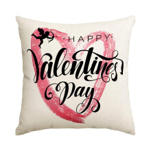 Capas de Almofada Decorativas para o Dia dos Namorados, 45x45cm, Estampa Xadrez com Corações
