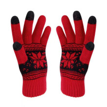 Warm Disposable Gloves for Adults Large Windproof Fleece