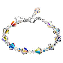 Romantikk Aurora Borealiss Elementals Krystallarmbånd, Dame Nordlys Krystallarmbånd, For Kvinner Venner Elskere Mamma Kone, "Litt Romantikk"