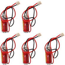 5 Stück ER10/28ER10280PLC Batterie für Mitsubishi FX2NC-32BL ER10/28 mit Stecker