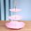 Διακοσμητικοί δίσκοι για cupcakes 3 στρώσεων, δίσκος πύργου επιδορπίων για πάρτι, 1
