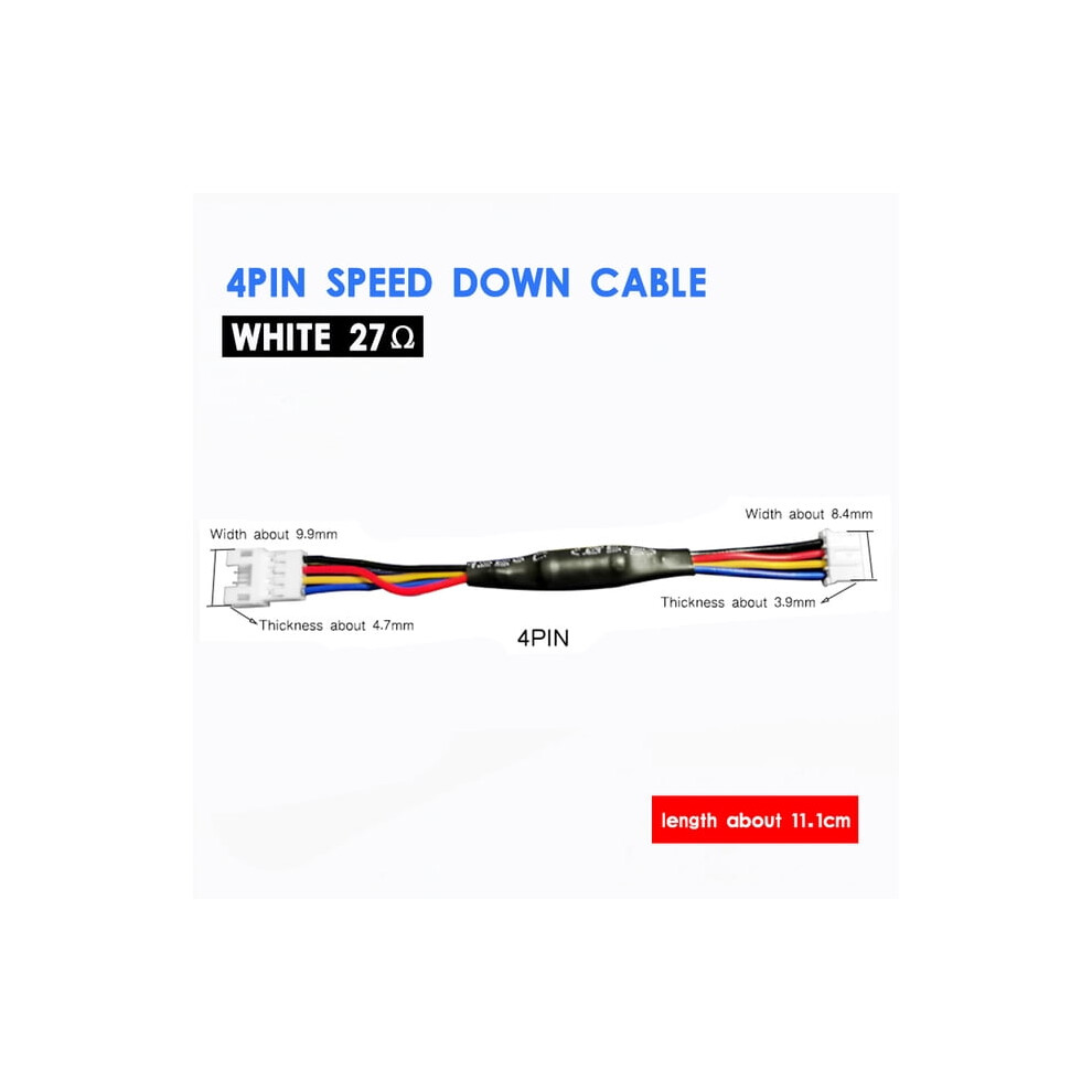 Cpu Cooler Fan Speed Reducer Cable 2Pin 3Pin 4Pin 913211531631
