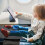 Children’s Portable Airplane Seat Extender Foot Pedal Folding Adjustable Grey 5