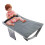 Children’s Portable Airplane Seat Extender Foot Pedal Folding Adjustable Grey 12