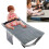 Children’s Portable Airplane Seat Extender Foot Pedal Folding Adjustable Grey 10